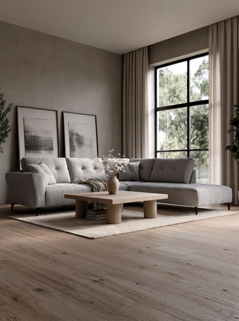 Depois — sala completa editorial
